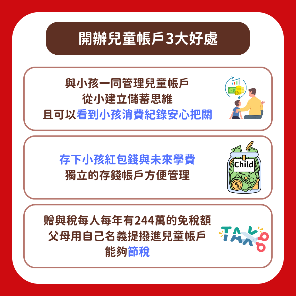 嬰兒開戶好處多!從小培養孩子的理財觀念!