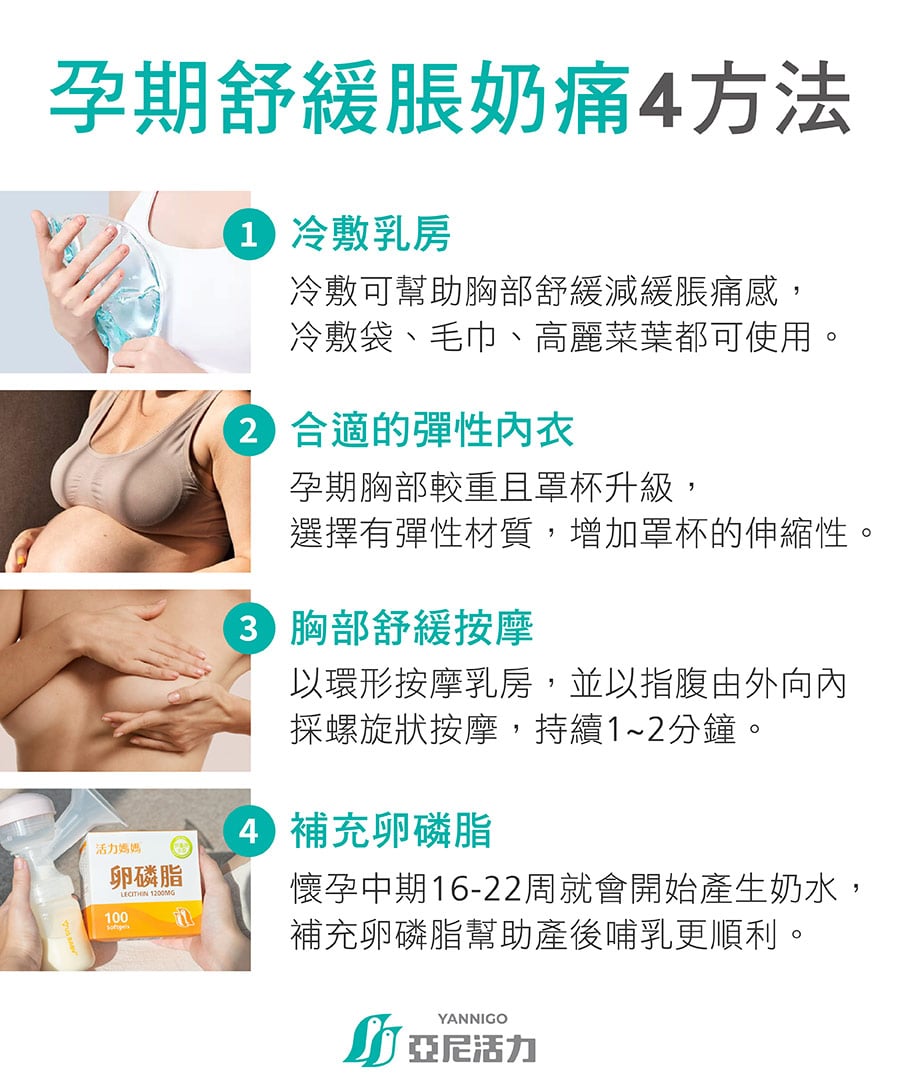 懷孕奶頭痛怎麼舒緩?5個簡單方法緩解不適!